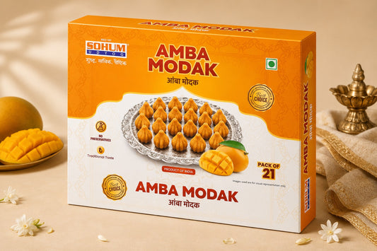 आंबा मोदक (Mango Modak) (21 नग)
