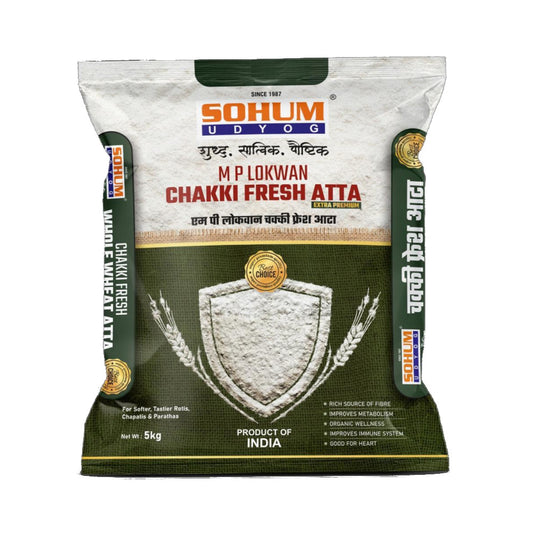 MP Lokwan Chakki Fresh Atta 5 kg